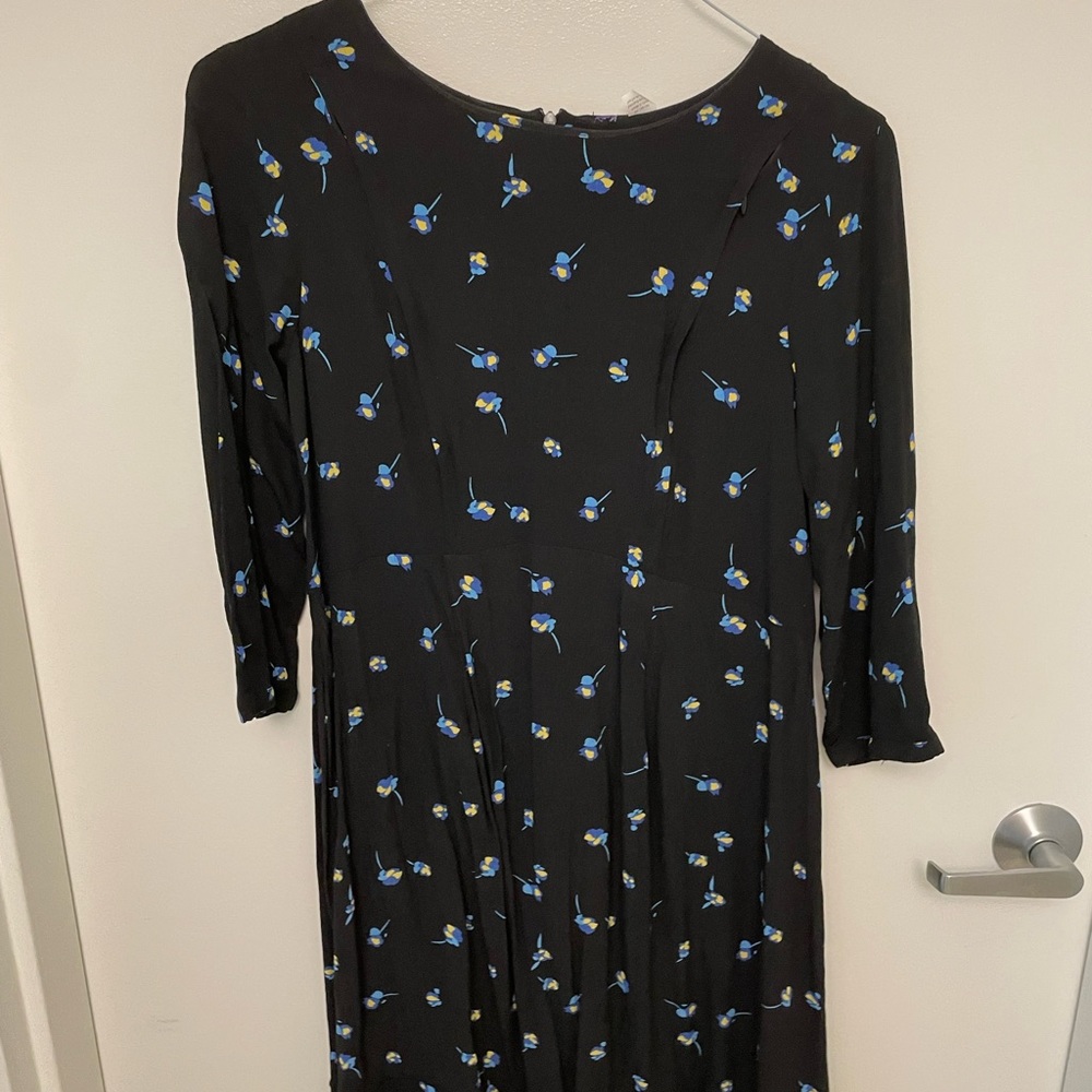 Black Seraphine nursing/maternity dress